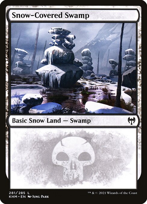 Kaldheim - 281 - Snow-Covered Swamp - Common - C - Non-foil