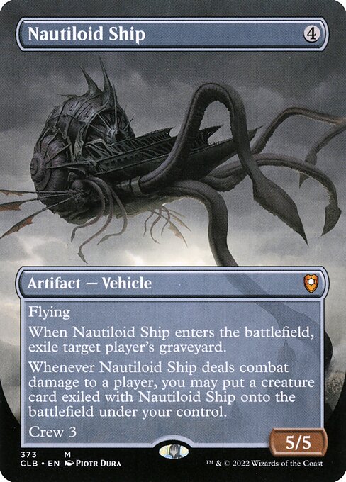 Commander Legends: Battle for Baldur's Gate - 373 - Nautiloid Ship - Mythic - C - Foil