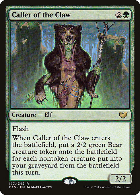 Commander 2015 - 177 - Caller of the Claw - Rare - G - Non-foil