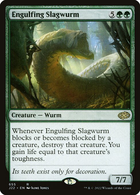Jumpstart 2022 - 655 - Engulfing Slagwurm - Rare - G - Non-foil