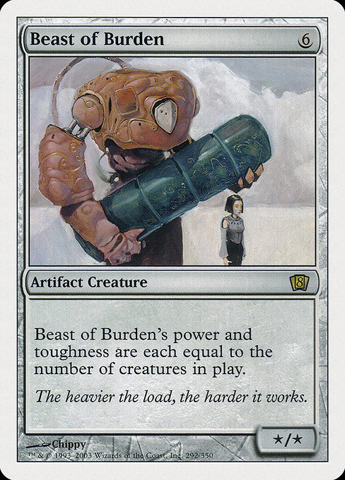 Eighth Edition - 292 - Beast of Burden - Rare - C - Non-foil