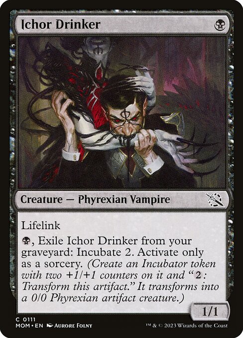 March of the Machine - 111 - Ichor Drinker - Common - B - Foil