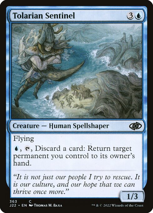 Jumpstart 2022 - 363 - Tolarian Sentinel - Common - U - Non-foil