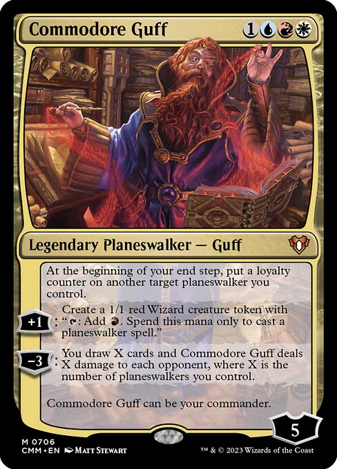 Commander Masters - 706 - Commodore Guff - Mythic - Multi - Foil