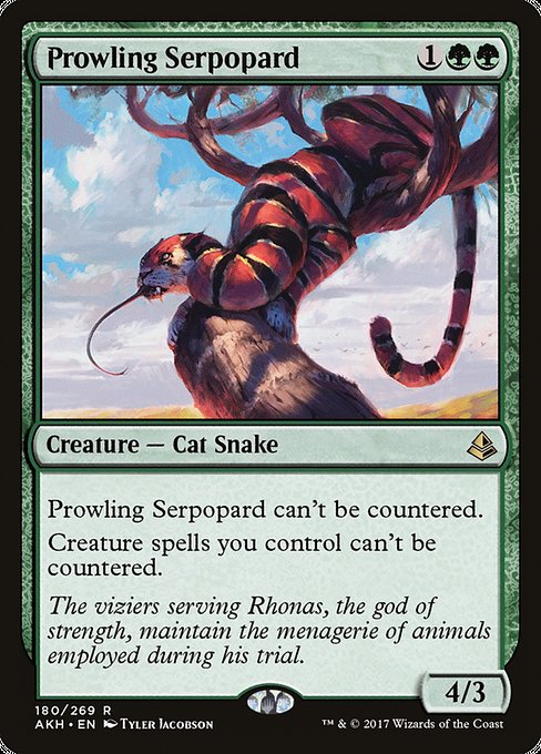 Amonkhet - 180 - Prowling Serpopard - Rare - G - Non-foil