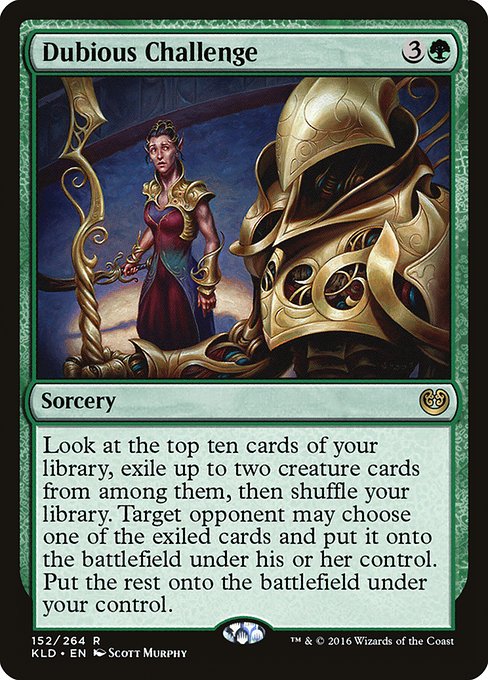 Kaladesh - 152 - Dubious Challenge - Rare - G - Non-foil
