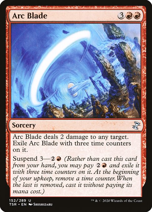 Time Spiral Remastered - 152 - Arc Blade - Uncommon - R - Non-foil