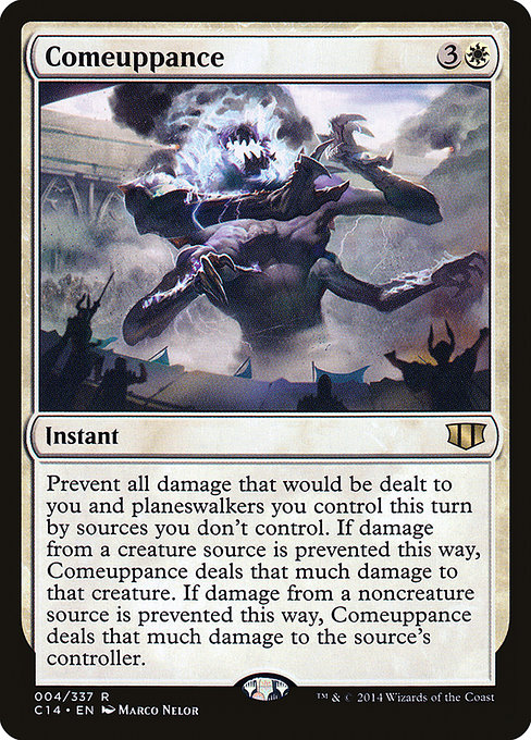 Commander 2014 - 4 - Comeuppance - Rare - W - Non-foil