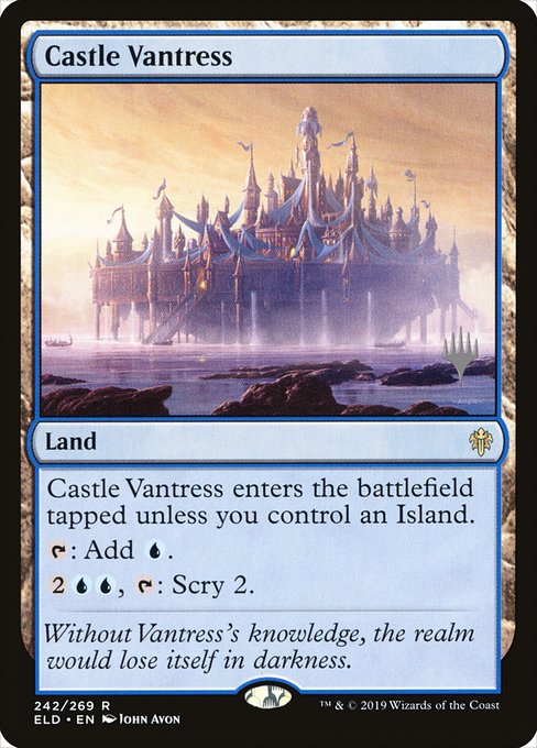 Throne of Eldraine Promos - 242p - Castle Vantress - Rare - C - Non-foil - Promo