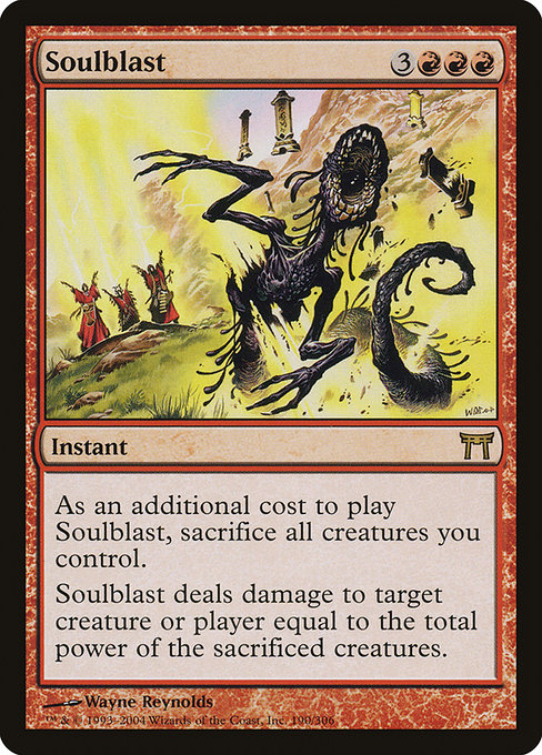 Champions of Kamigawa - 190 - Soulblast - Rare - R - Non-foil