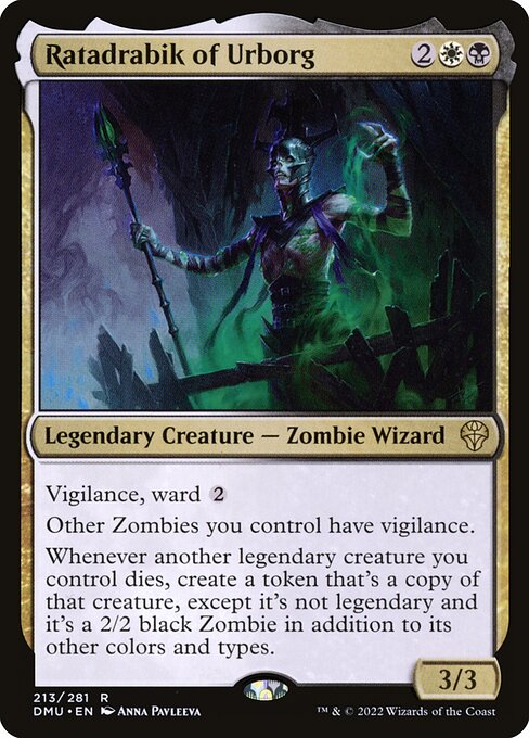 Dominaria United - 213 - Ratadrabik of Urborg - Rare - WB - Foil