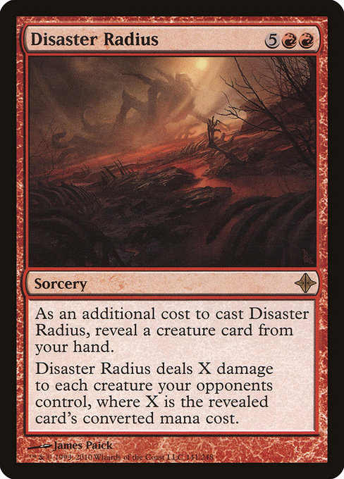 Rise of the Eldrazi - 141 - Disaster Radius - Rare - R - Non-foil