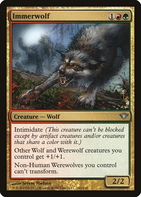 Dark Ascension - 141 - Immerwolf - Uncommon - RG - Non-foil