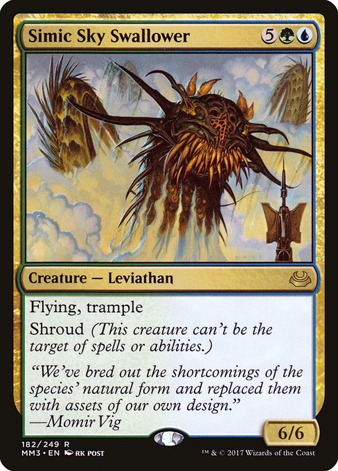 Modern Masters 2017 - 182 - Simic Sky Swallower - Rare - UG - Non-foil