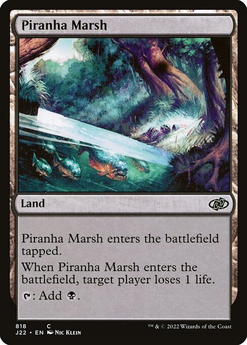 Jumpstart 2022 - 818 - Piranha Marsh - Common - C - Non-foil
