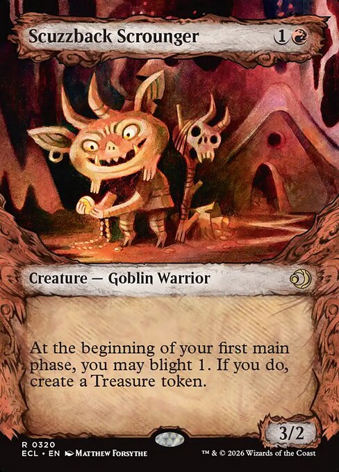 Lorwyn Eclipsed - 320 - Scuzzback Scrounger - Rare - R - Non-foil