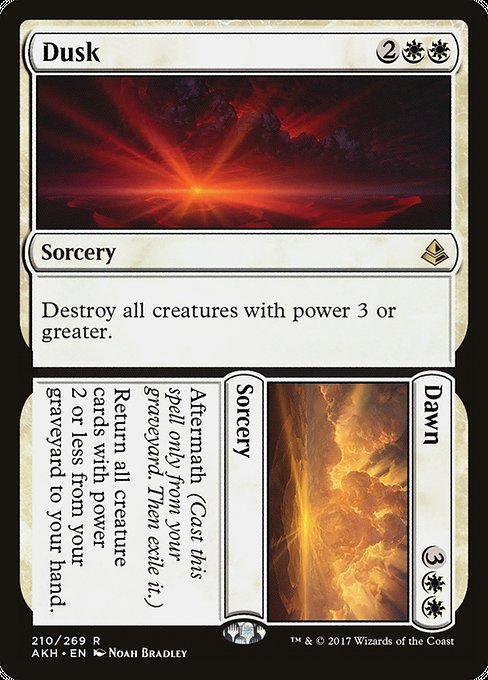 Amonkhet - 210 - Dusk // Dawn - Rare - W - Non-foil