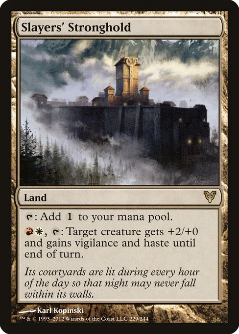 Avacyn Restored - 229 - Slayers' Stronghold - Rare - C - Non-foil