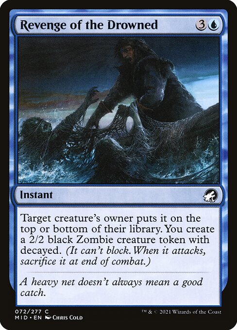 Innistrad: Midnight Hunt - 72 - Revenge of the Drowned - Common - U - Foil