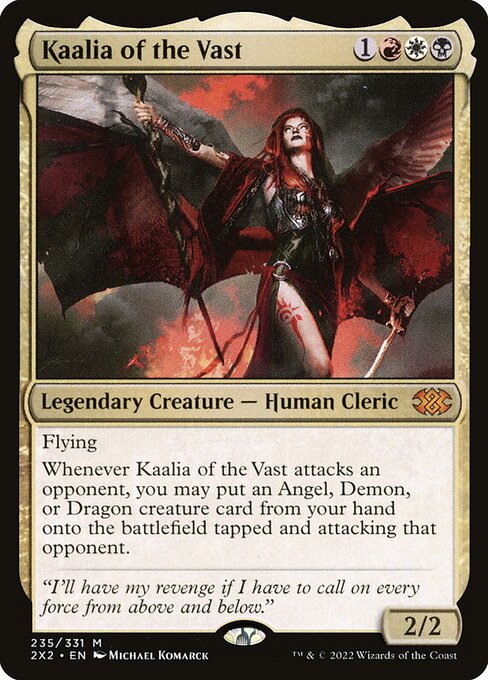 Double Masters 2022 - 235 - Kaalia of the Vast - Mythic - Multi - Non-foil