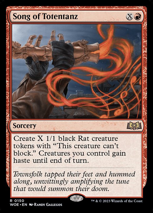 Wilds of Eldraine - 150 - Song of Totentanz - Rare - R - Non-foil