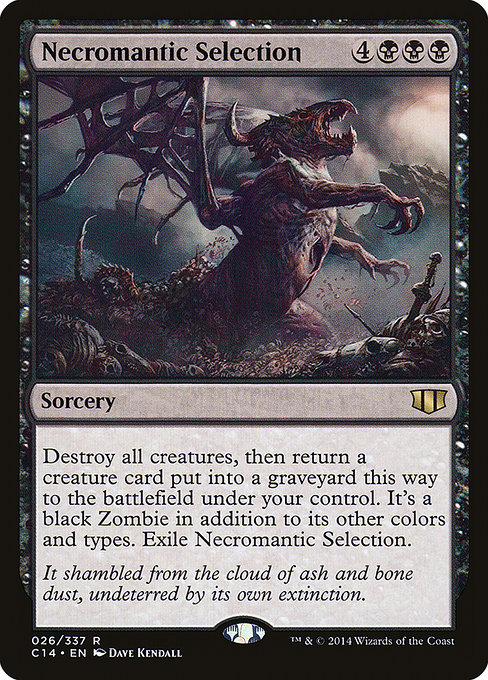 Commander 2014 - 26 - Necromantic Selection - Rare - B - Non-foil