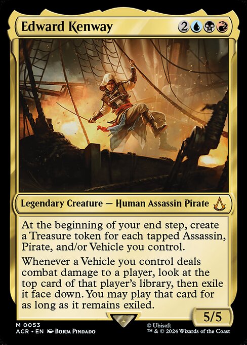 Assassin's Creed - 53 - Edward Kenway - Mythic - Multi - Non-foil