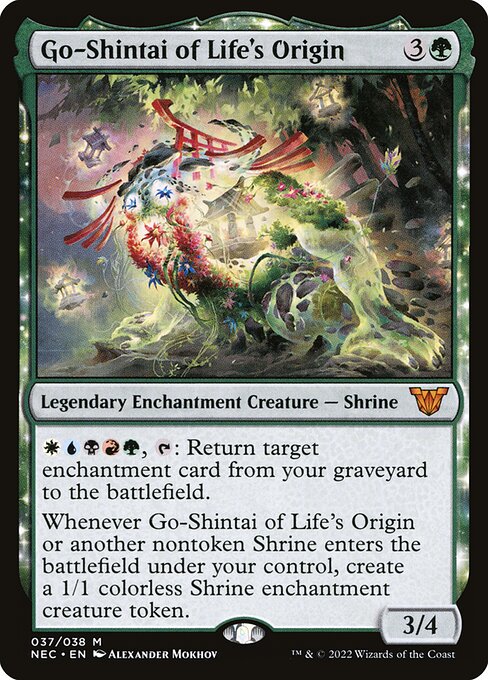 Neon Dynasty Commander - 37 - Go-Shintai of Life's Origin - Mythic - G - Non-foil