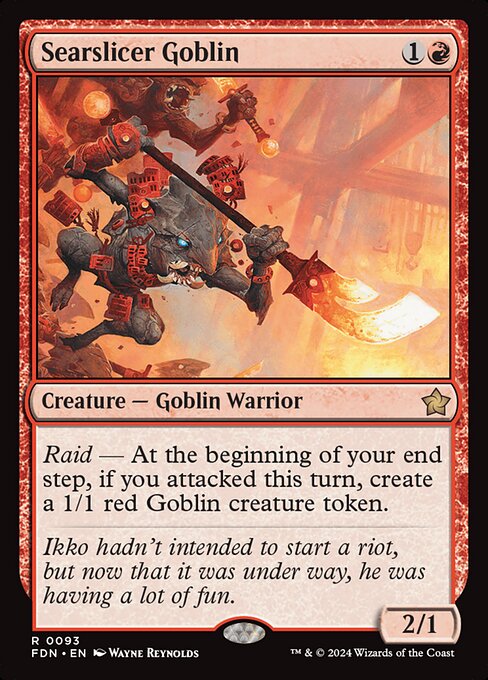 Foundations - 93 - Searslicer Goblin - Rare - R - Non-foil