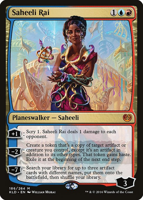 Kaladesh - 186 - Saheeli Rai - Mythic - UR - Non-foil