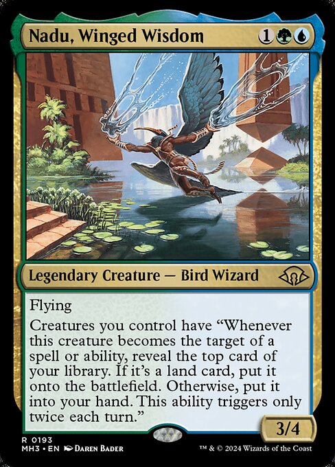 Modern Horizons 3 - 193 - Nadu, Winged Wisdom - Rare - UG - Non-foil