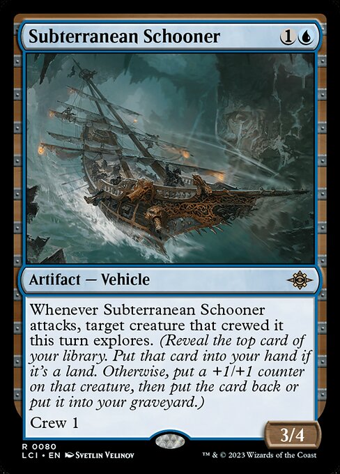 The Lost Caverns of Ixalan - 80 - Subterranean Schooner - Rare - U - Non-foil