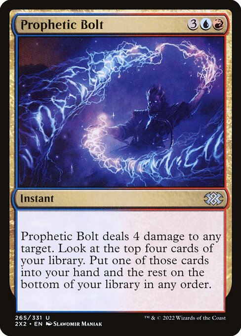 Double Masters 2022 - 265 - Prophetic Bolt - Uncommon - UR - Non-foil