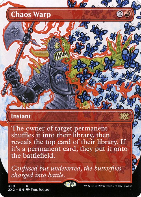 Double Masters 2022 - 359 - Chaos Warp - Rare - R - Foil