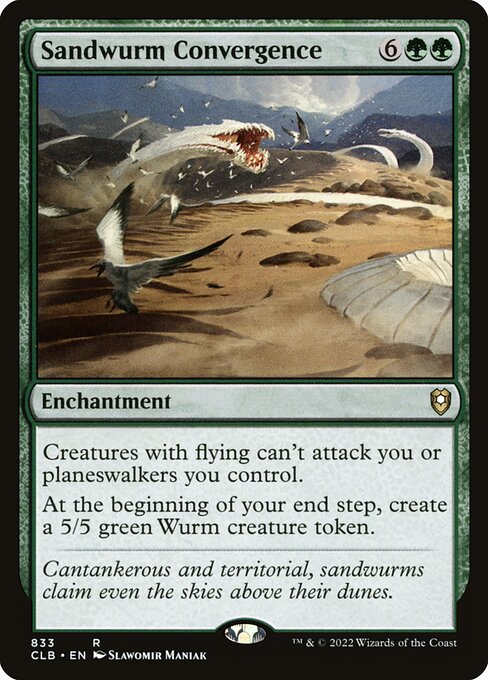 Commander Legends: Battle for Baldur's Gate - 833 - Sandwurm Convergence - Rare - G - Non-foil