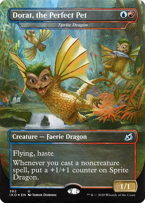 Ikoria: Lair of Behemoths - 382 - Sprite Dragon - Uncommon - UR - Non-foil