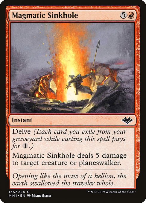 Modern Horizons - 135 - Magmatic Sinkhole - Common - R - Non-foil