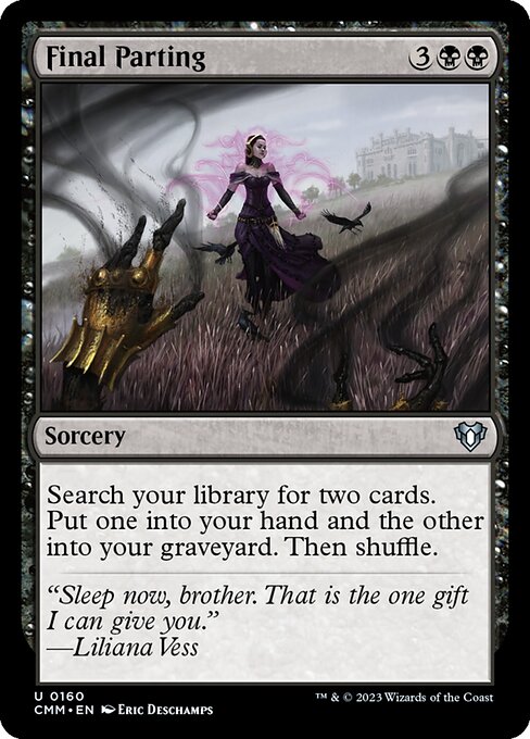 Commander Masters - 160 - Final Parting - Uncommon - B - Non-foil