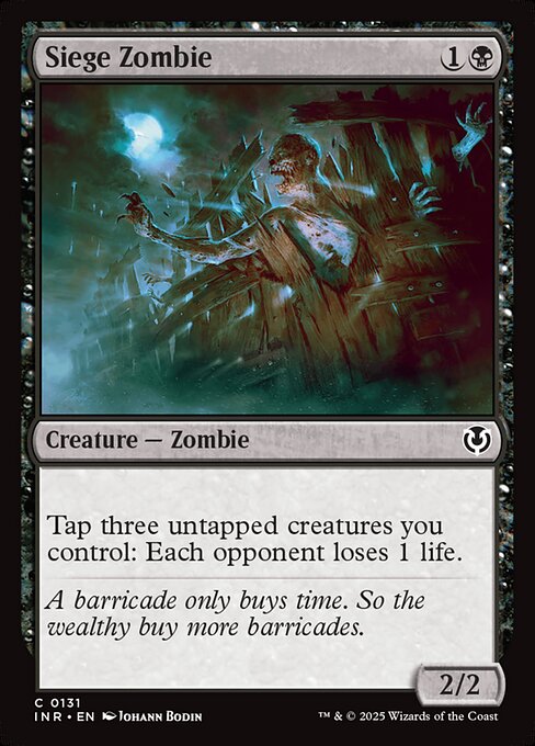 Innistrad Remastered - 131 - Siege Zombie - Common - B - Non-foil