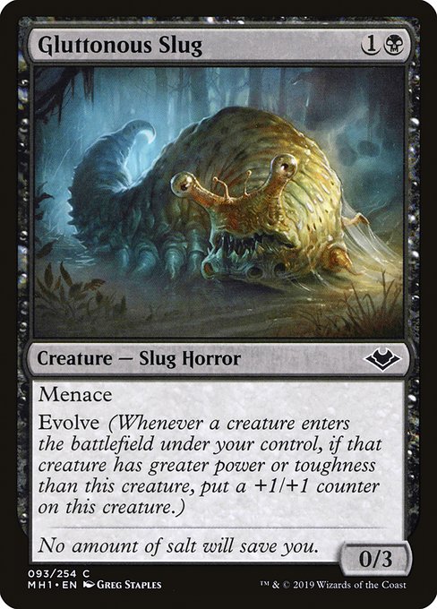 Modern Horizons - 93 - Gluttonous Slug - Common - B - Non-foil