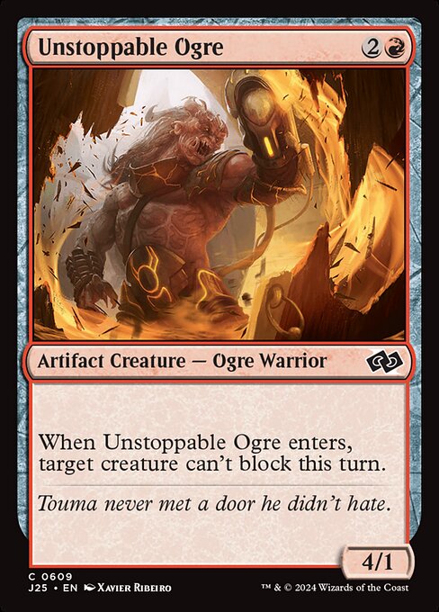 Foundations Jumpstart - 609 - Unstoppable Ogre - Common - R - Non-foil