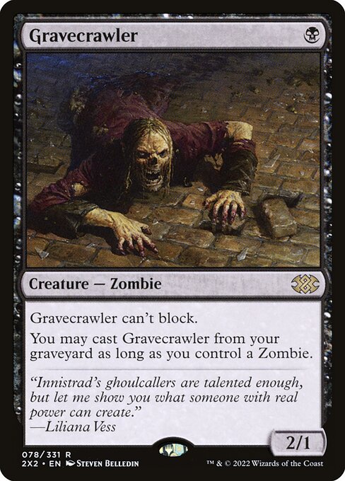 Double Masters 2022 - 78 - Gravecrawler - Rare - B - Non-foil