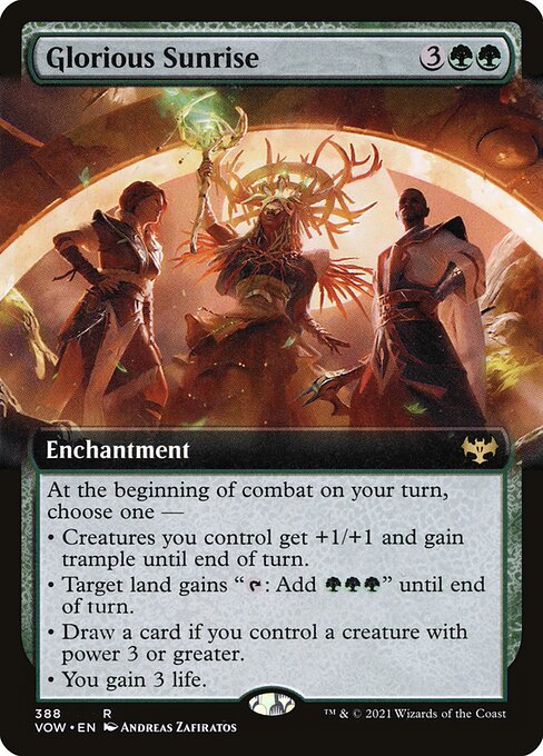 Innistrad: Crimson Vow - 388 - Glorious Sunrise - Rare - G - Non-foil