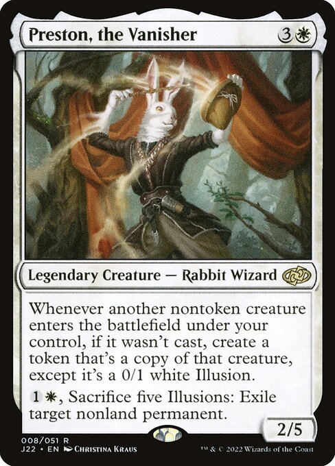 Jumpstart 2022 - 8 - Preston, the Vanisher - Rare - W - Non-foil