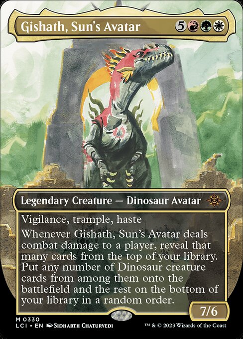 The Lost Caverns of Ixalan - 330 - Gishath, Sun's Avatar - Mythic - Multi - Non-foil