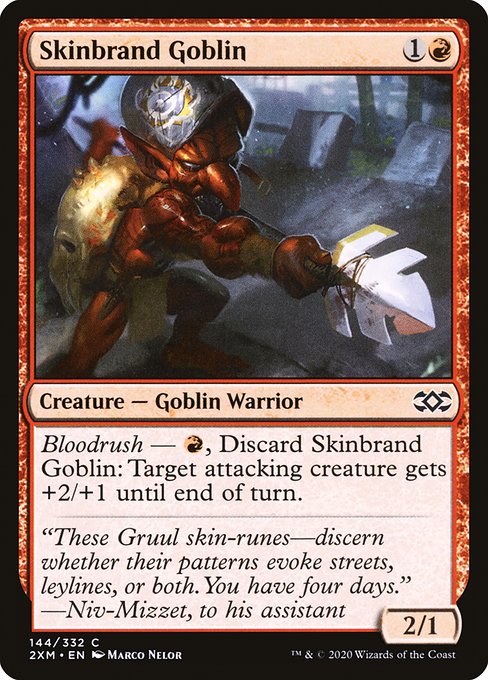 Double Masters - 144 - Skinbrand Goblin - Common - R - Non-foil
