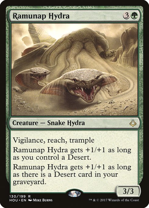 Hour of Devastation - 130 - Ramunap Hydra - Rare - G - Non-foil