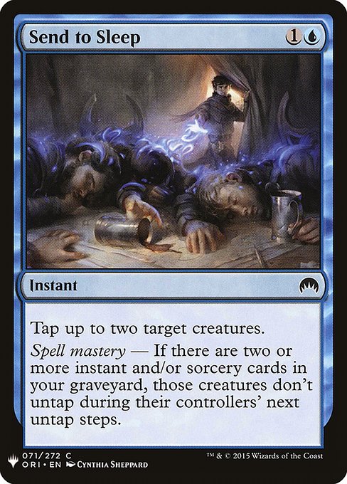 The List - ORI-71 - Send to Sleep - Common - U - Non-foil
