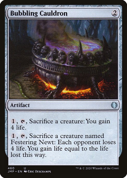 Jumpstart - 460 - Bubbling Cauldron - Uncommon - C - Non-foil
