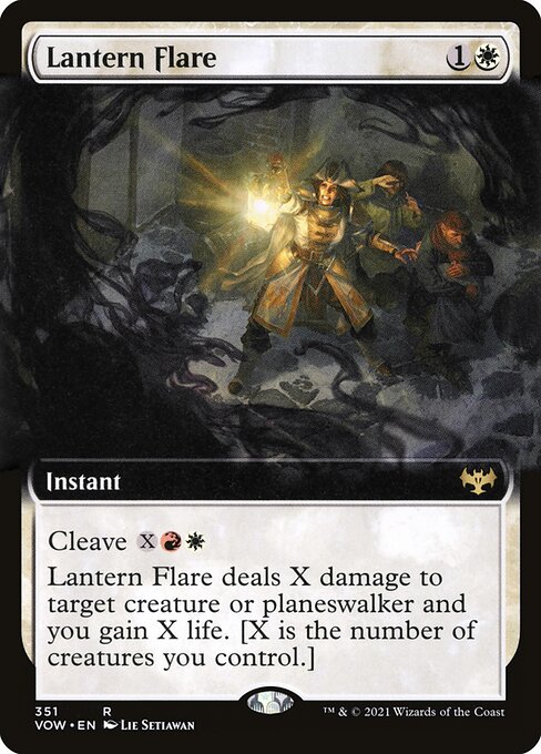 Innistrad: Crimson Vow - 351 - Lantern Flare - Rare - W - Non-foil